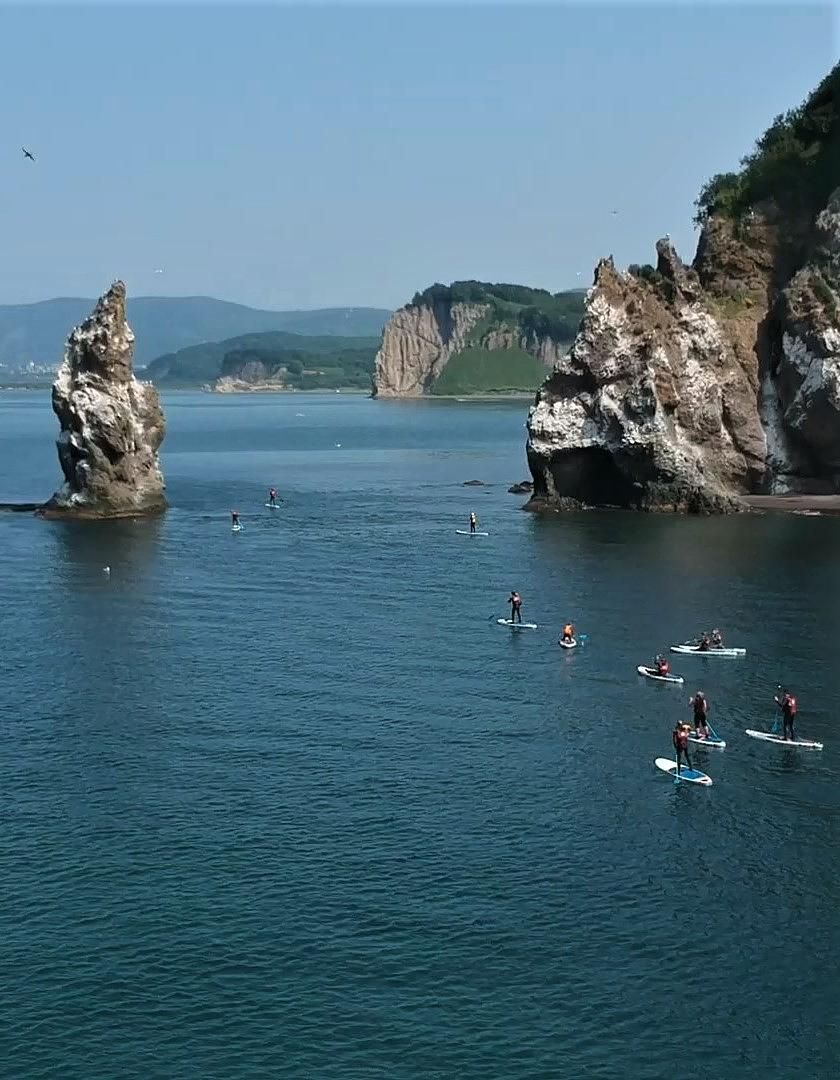 Экскурсия на сапах к скале Чертов Палец